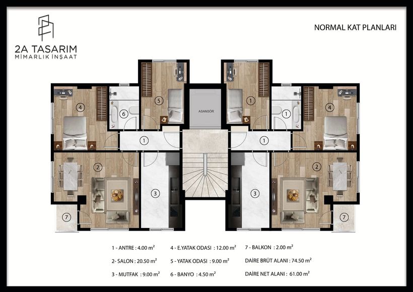 Ateş Apartmanı - plan 2
